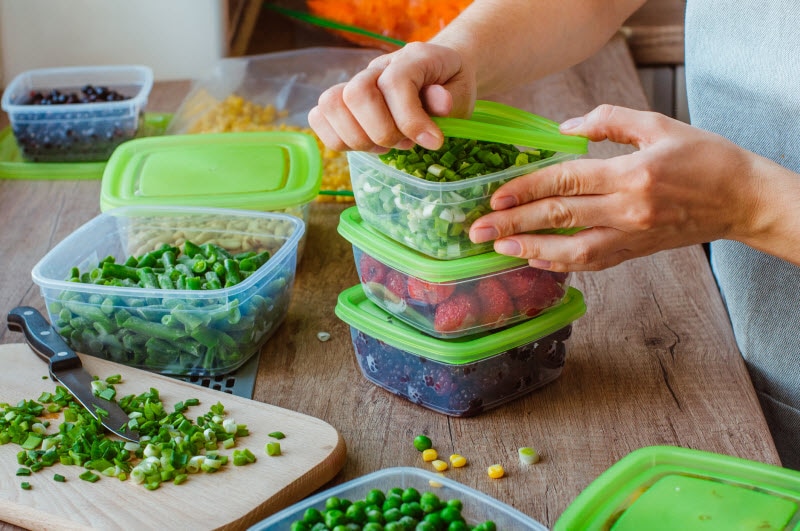 Hot Sale Stackable Easing Carrying Glass Food Storage Container