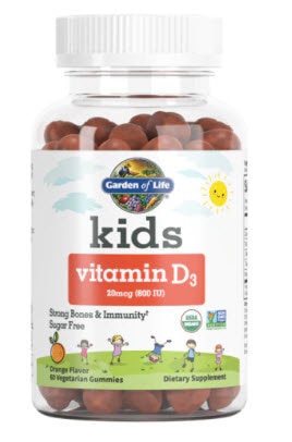 Garden of Life Kids Vitamin D3 Gummy Orange | Vitacost.com/blog