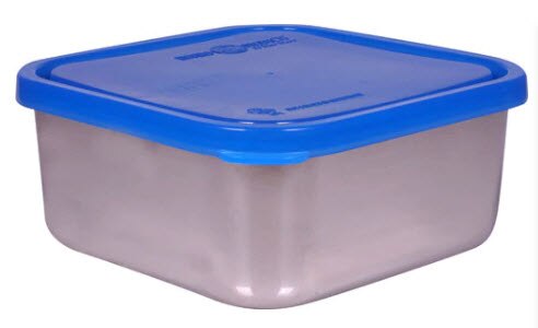 New Wave Enviro Stainless Steel Container Divided Blue New Wave Enviro Stainless Steel Container Divided Blue | Vitacost.com/blog