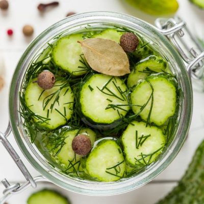 Spicy Pickled Cucumber Recipe in Jar | Vitacost.com/Blog