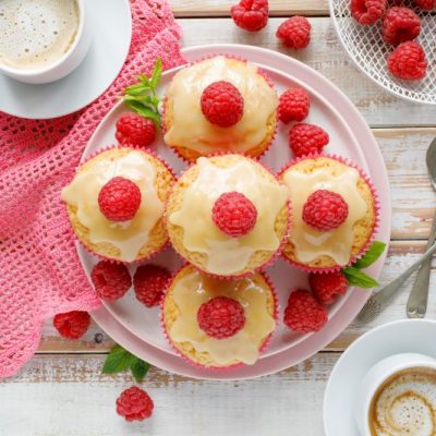 Moist Vanilla Cupcake Recipe with Raspberries | Vitacost.com/blog