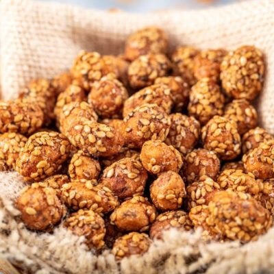 Honey Roasted Chickpeas Recipe with Sesame | Vitacost.com/blog