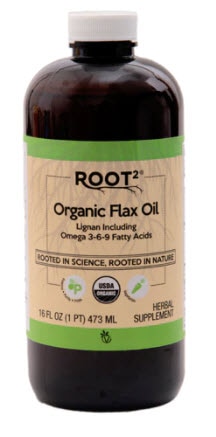 Vitacost ROOT2 Certified Organic Flax Oil Lignan | Vitacost.com/blog