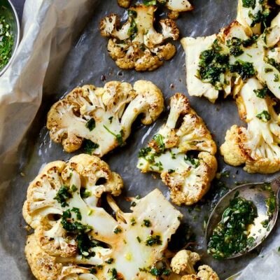 Argentinian Chimichurri Cauliflower Steaks | Vitacost.com/blog
