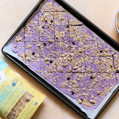 Lemon-Blueberry Yogurt Bark in Sheet Pan | Vitacost.com/blog