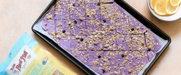 Lemon-Blueberry Yogurt Bark in Sheet Pan | Vitacost.com/blog