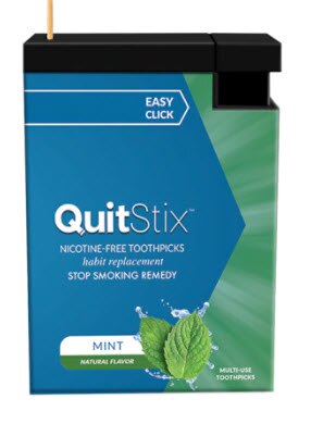 QuitGo Quitstix Premium Birchwood Toothpicks Mint | Vitacost.com/blog