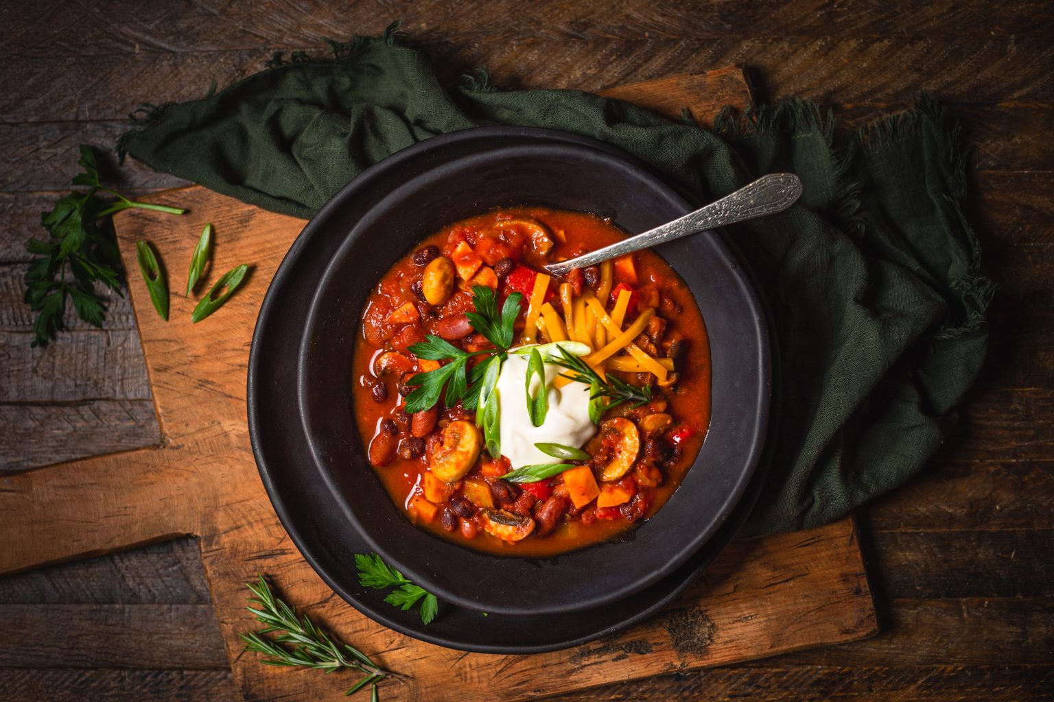 Meatless Mushroom Chili Recipe Vitacost Blog