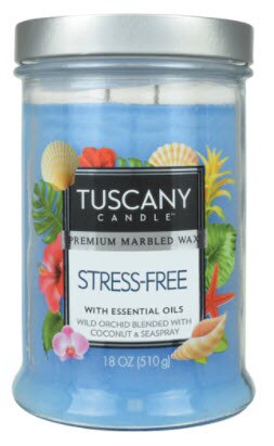 Tuscany Candle Scented Jar Candle Stress-Free Tuscany Candle Scented Jar Candle Stress-Free | Vitacost.com/blog