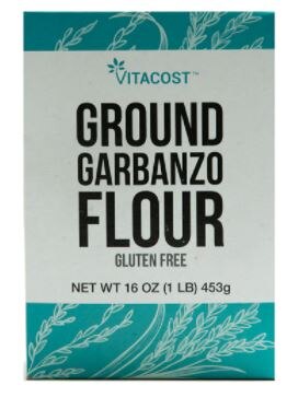 Vitacost Ground Garbanzo Flour | Vitacost.com/Blog
