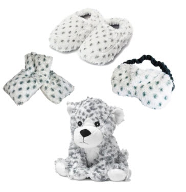 https://www.palmbeachdailynews.com/picture-gallery/lifestyle/2020/01/25/gwyneth-paltrowrsquos-goop-opens-in-palm-beach-offering-alternative-health-and-lifestyle-products/41835805/ Warmies Microwavable Snow Leopard Snowy Eye Mask Neck Wrap and Slippers Scented with French Lavender | Vitacost.com/blog