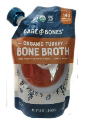 Bare Bones Organic Turkey Bone Broth Bare Bones Organic Turkey Bone Broth | Vitacost.com/blog