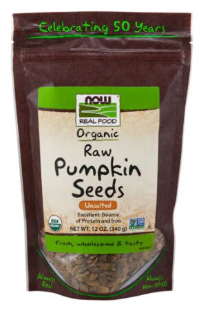NOW Real Food Organic Raw Pumpkin Seeds  NOW Real Food Organic Raw Pumpkin Seeds | Vitacost.com/blog