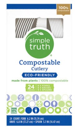 Simple Truth® Compostable Cutlery | Vitacost.com/blog