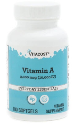 Vitacost Vitamin A -- 3000 mcg | Vitacost.com/blog