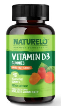 NATURELO Vitamin D3 Gummies Mixed Fruit | Vitacost.com/blog