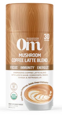 OM Mushroom Coffee Latte Blend | Vitacost.com/blog
