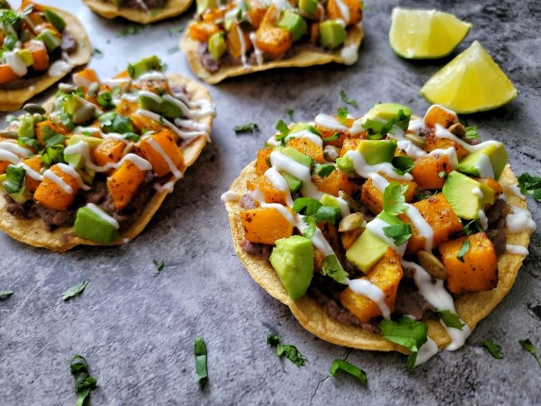 Butternut Squash & Black Bean Tostadas Vitacost Blog
