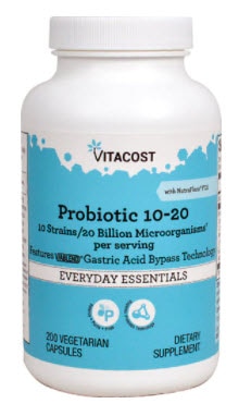 Vitacost Probiotic 10-20 10 Strains | Vitacost.com/blog