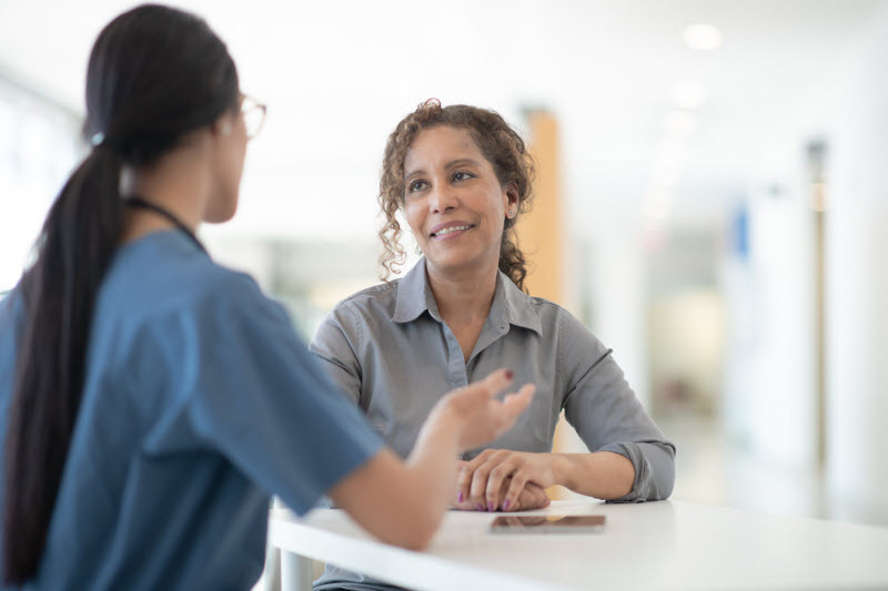 Woman Wondering What is Prediabetes Discussing Condition with Healthcare Provider | Vitacost.com/blog