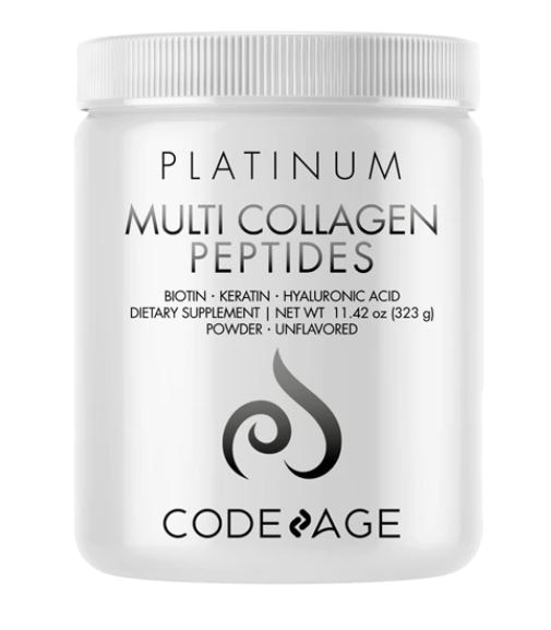 Codeage Multi Collagen Protein Powder Peptides Platinum with Biotin Keratin Hyaluronic Acid | Vitacost.com/Blog