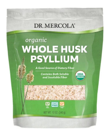 Dr. Mercola Organic Whole Husk Psyllium | Vitacost.com/blog