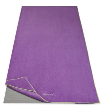 Gaiam Stay-Put Yoga Towel | Vitacost.com/Blog