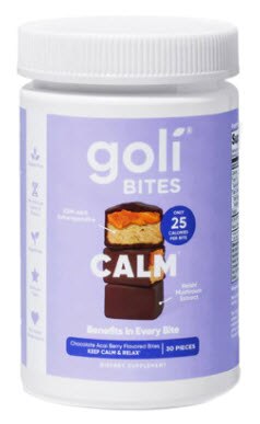 Goli Nutrition Goli® Bites Calm Chocolate Acai Berry | Vitacost.com/blog