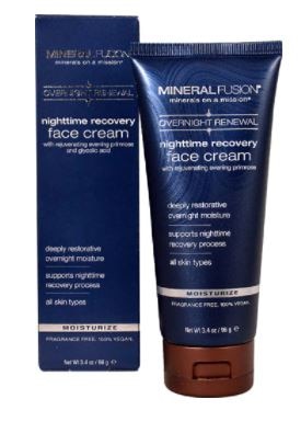 Mineral Fusion Overnight Renewal Nighttime Recovery Face Cream | Vitacost.com/Blog