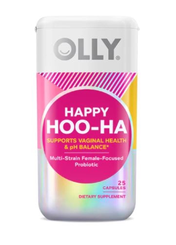 Olly Happy Hoo-Ha Multi-Strain Female-Focused Probiotic | Vitacost.com/Blog