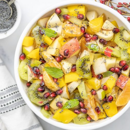 Winter Fruit Salad With Maple-Lime Dressing | Vitacost Blog