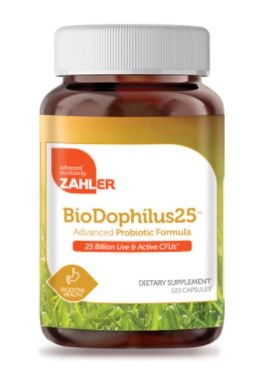 Zahler BioDophilus25 - 25 billion CFU | Vitacost.com/Blog
