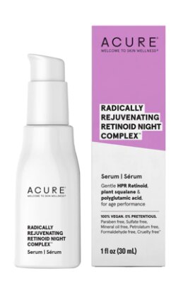 Acure Radically Rejuvenating Retinoid Night Complex | Vitacost.com/blog