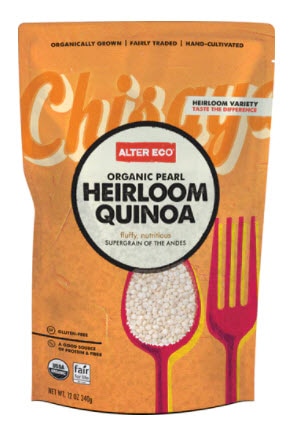 Alter Eco Organic Pearl Heirloom Quinoa | Vitacost.com/blog