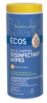 ECOS Multi-Purpose Disinfectant Wipes | Vitacost.com/Blog