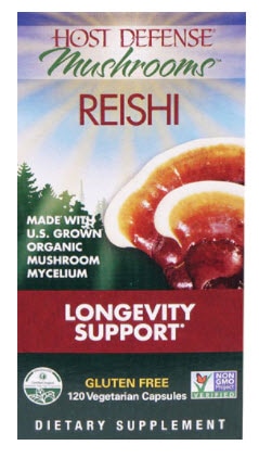 Fungi Perfecti Host Defense® Mushrooms Organic Reishi | Vitacost.com