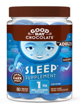 Good Day Chocolate Adult Sleep Supplement Dark Chocolate | Vitacost.com/blog
