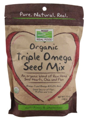 NOW Organic Triple Omega Seed Mix | Vitacost.com/blog