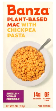 Banza Plant-Based Chickpea Mac & Cheese Vegan Cheddar | Vitacost.com/blog