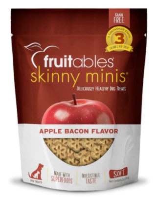 Fruitables Skiny Minis Dog Deliciously Healthy Dog Treats Apple Bacon | Vitacost.com/blog