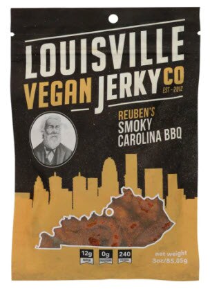 Louisville Vegan Jerky Gluten Free Smokey Carolina BBQ | Vitacost.com/blog