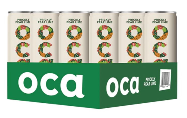 OCA Plant Based Energy Drink Prickly Pear Lime | Vitacost.com/Blog