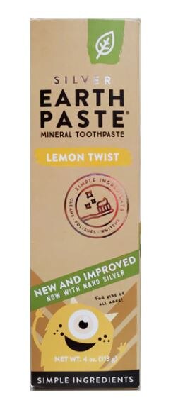 Redmond Trading Company Silver Earthpaste Mineral Toothpaste Lemon Twist | Vitacost.com/Blog