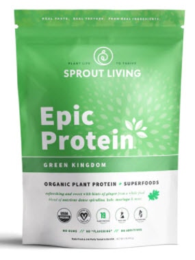 Sprout Living Epic Organic Plant Protein | Vitacost.com/blog