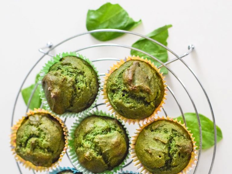 Sweet Spinach Muffins with Banana Vitacost Blog