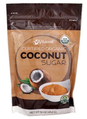 Vitacost Certified Organic Coconut Sugar | Vitacost.com/blog