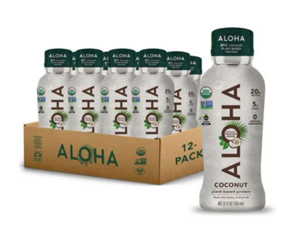 Aloha Organic Plant-Based Protein Shakes Coconut | Vitacost.com/Blog
