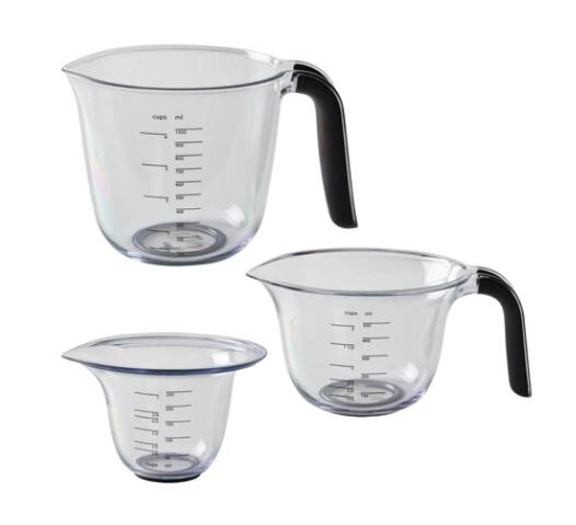 KitchenAid Gourmet Measuring Jugs Black | Vitacost.com/Blog
