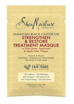 SheaMoisture Jamaican Black Castor Oil Treatment Masque to Strengthen and Restore Over Treated Hair | Vitacost.com/Blog