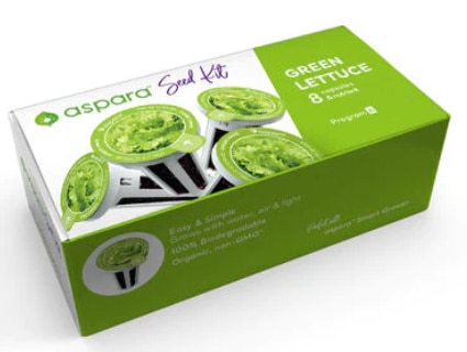 aspara Green Lettuce Seed Capsules | Vitacost.com/blog